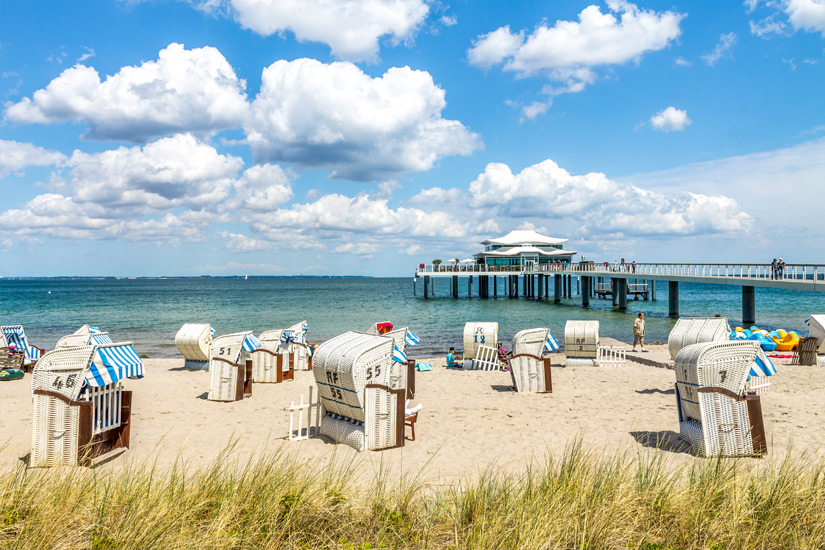 Timmendorfer Strand hvit strand